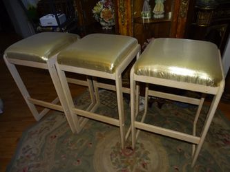 All 3 vintage bar stools vintage