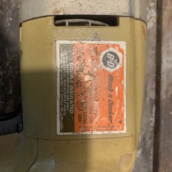 3/8”BD Black & Decker Corded Drill Missing Chuck Key 