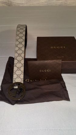 Gucci Monogram Belt