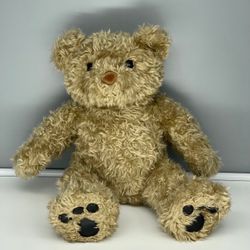Build A Bear brown curly fur plush bear stuffed animal toy