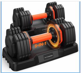 25 lb Adjustable Dumbbell Set of 2