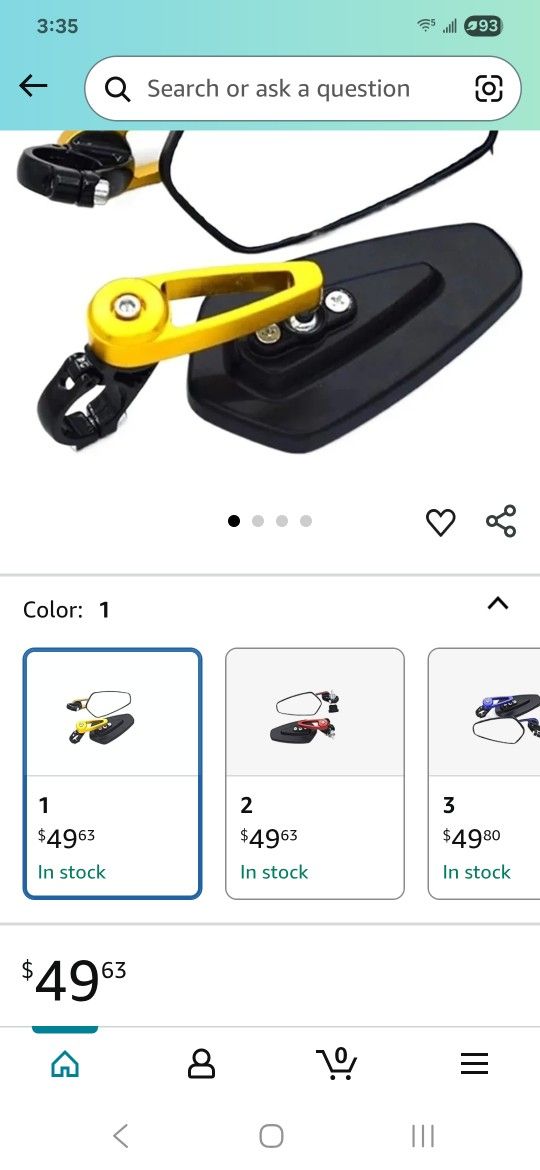 Kawasaki Side mirrors