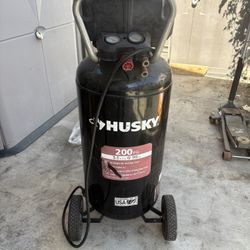 HUSKY 20 Gal. 200 PSI Oil Free Portable Vertical Electric Air Compressor