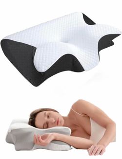 Sleep Apnea & Cervical Support Memory Foam Pillow – New