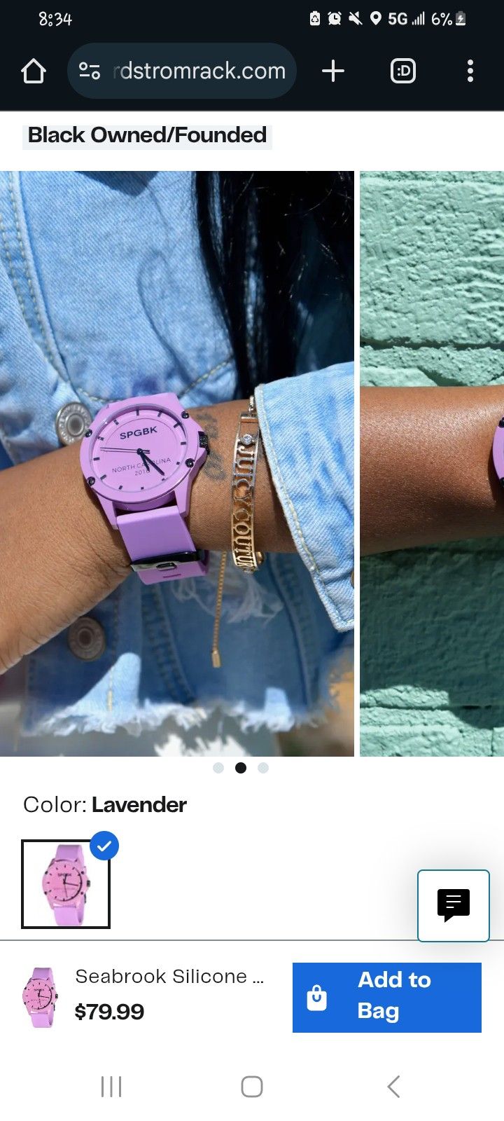 Brand New SPGBK watch