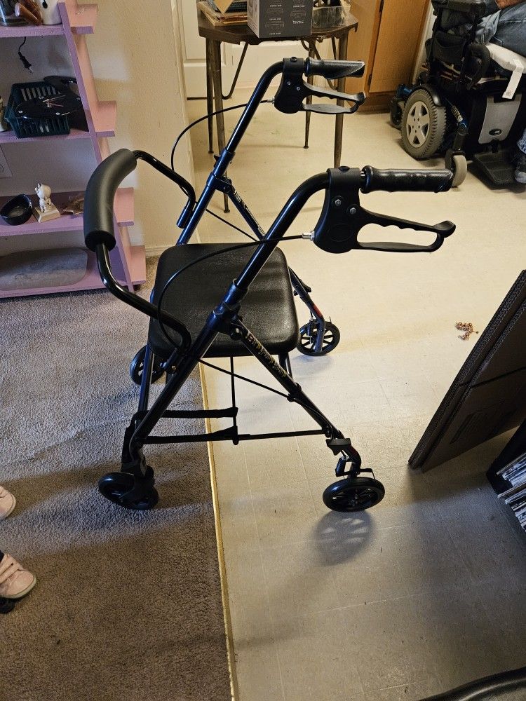 Walker With Seat