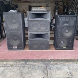 Dj Or Karaoke Speakers Bass 