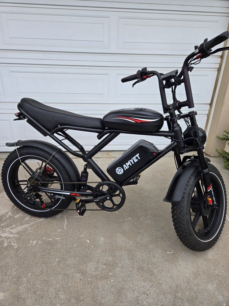 AMYET double battery e bike new