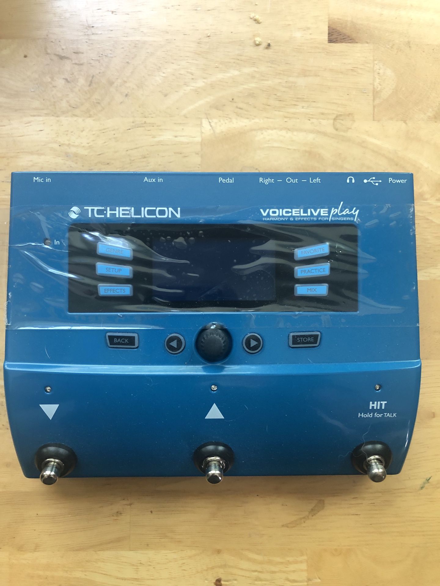 TC-Helicon voicelive play vocal effects pedal