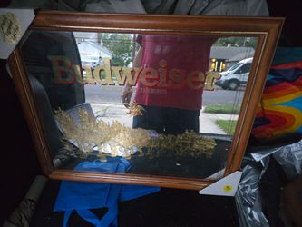 Budweiser King of Beers Bar Mirror