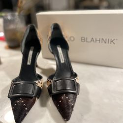 Manolo Blahnik Size 35.5 Fit Like 36 