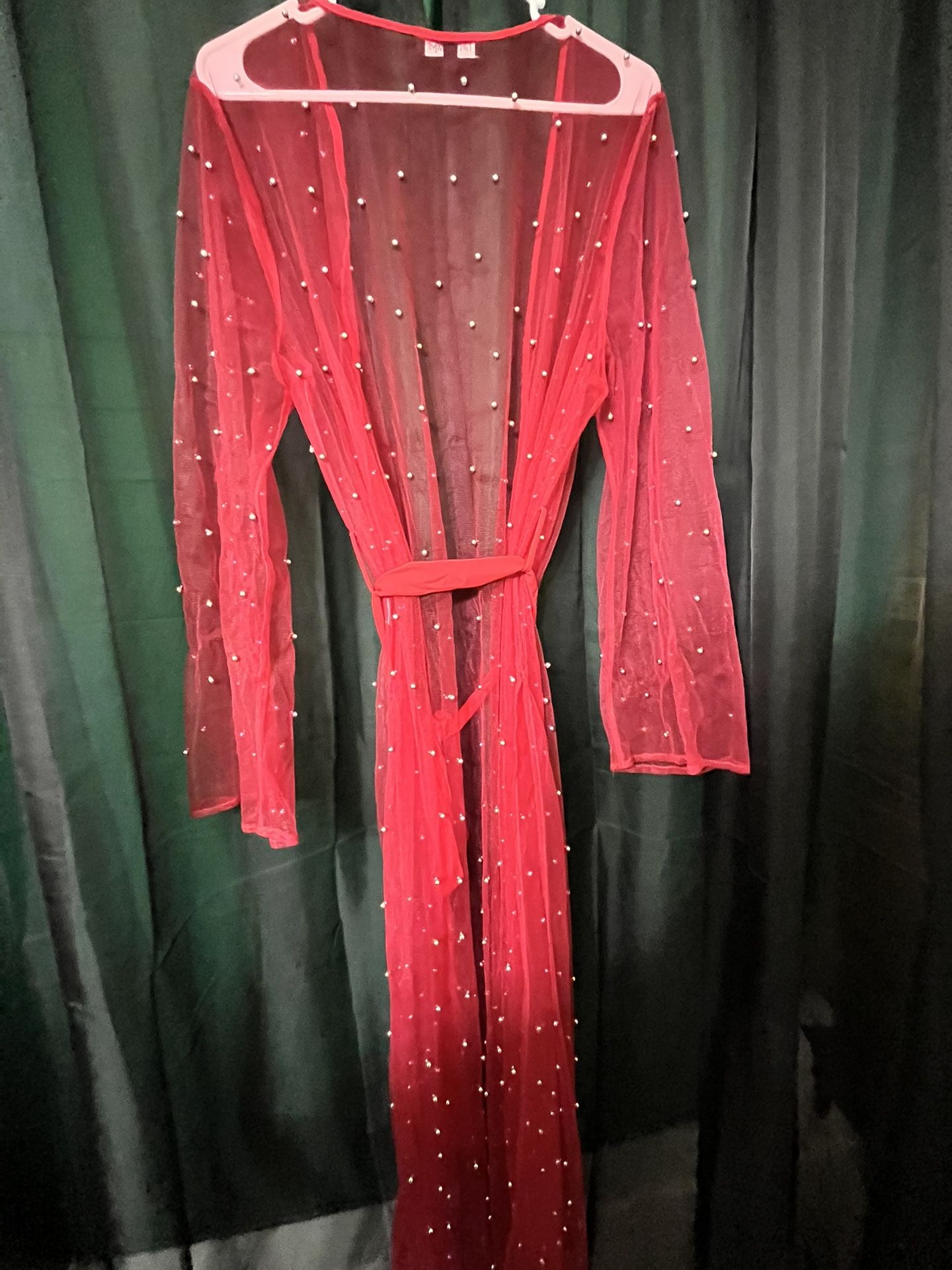 Red Festival Robe Costume Robe 