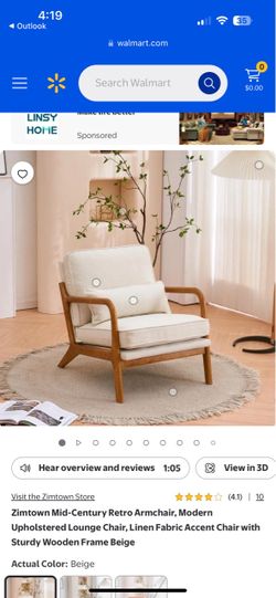Living room accent chairs (set of 2)