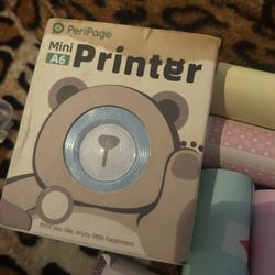 Mini a6 Printer With Printer Paper Rolls 