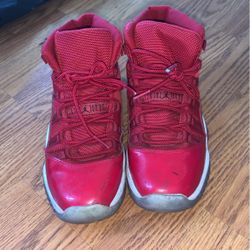 Red Jordan 11s