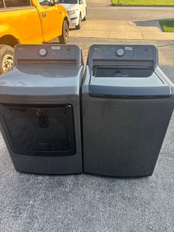 LG washer and gas dryer set