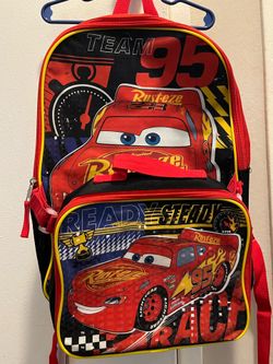 Cars Backpack + Lunchpale