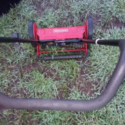 Craftsman Reel Lawn Mower, Quiet, Eco-friendly, Works Great, $29