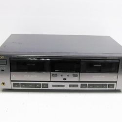 READ!!! JVC TD-W305 Auto Reverse Dual Cassette Player Deck AS-IS