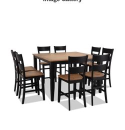 High Table and 8 Chairs