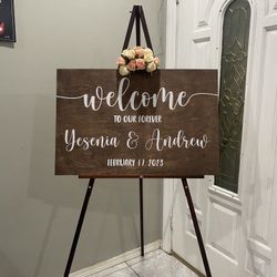 Welcome Wedding Sign