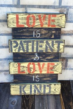 Rustic wood Sign