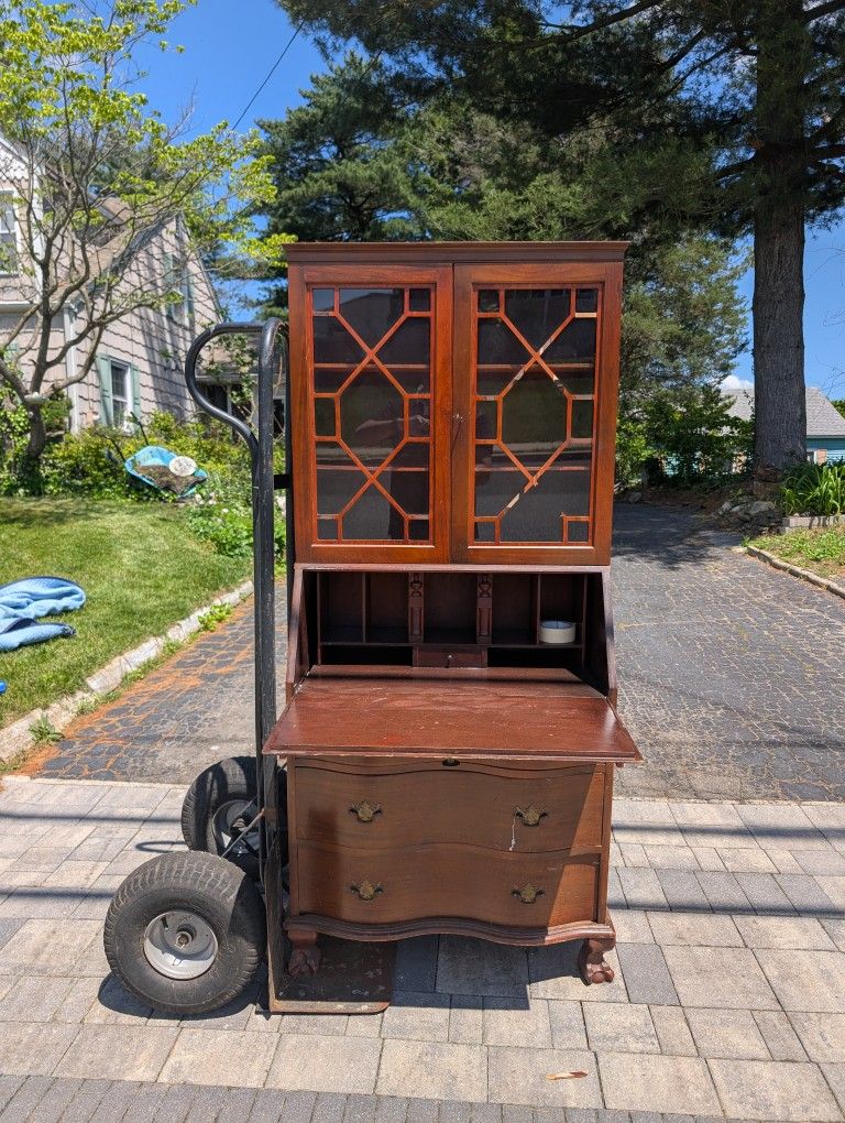 Secretary Desk Cabinet 