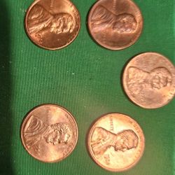 Rare Error Lincoln Memorial Cents(5)