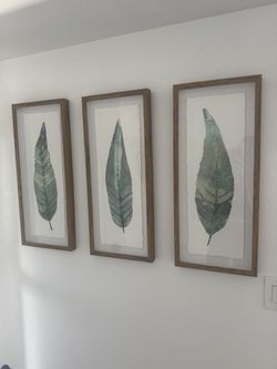 Set Of 3 Threshold Target Paintings 