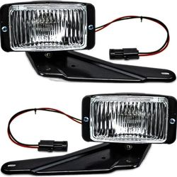 Boine Fog Lights Compatible With 1 Chevy GMC C1500 C2500 C3500 K1500 K2500 K3500 S10 S15 Buick Regal Oldsmobile Pontiac Fog Lamps 12V Halogen 