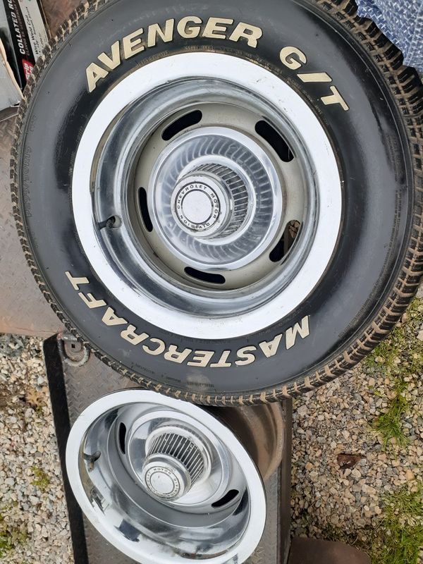 15x8 chevy rally wheels...ONLY 2 RIMS for Sale in Dallas