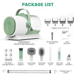 FIXR Dog Gromming Vacuum Kit 