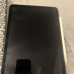 Apple iPad Air 4th generation with case and Apple Pencil 2nd gen 