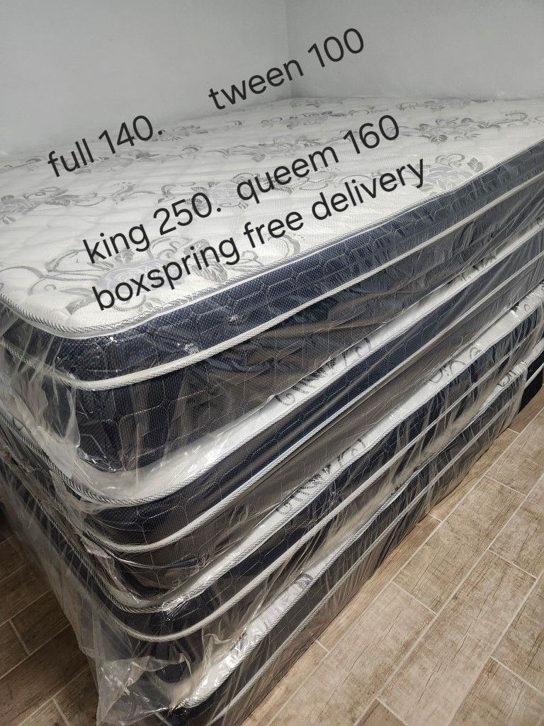 Mattress Pillow Top New