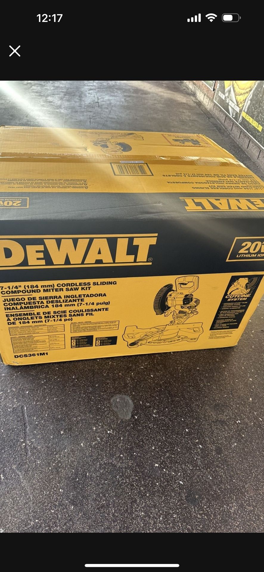 7 1/4 Inch Do You Want Miter Saw New  In The Box