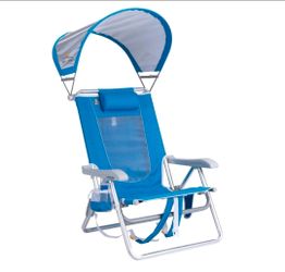 GCI Outdoor Beach Chair with Sun Canopy
