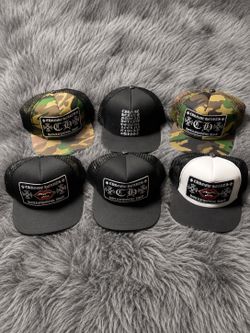 Chrome heart hat