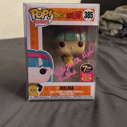 Signed Bulma Funko Pop 