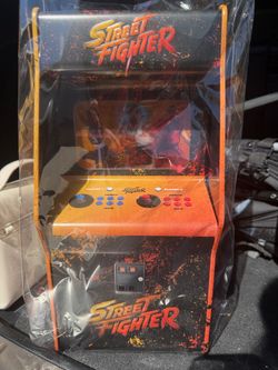 Street fighter popcorn, arcade bucket