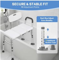 Drive Medical Plastic Tub Transfer Bench