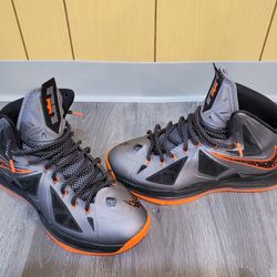 Nike Lebron 10 "Lava" Size 12