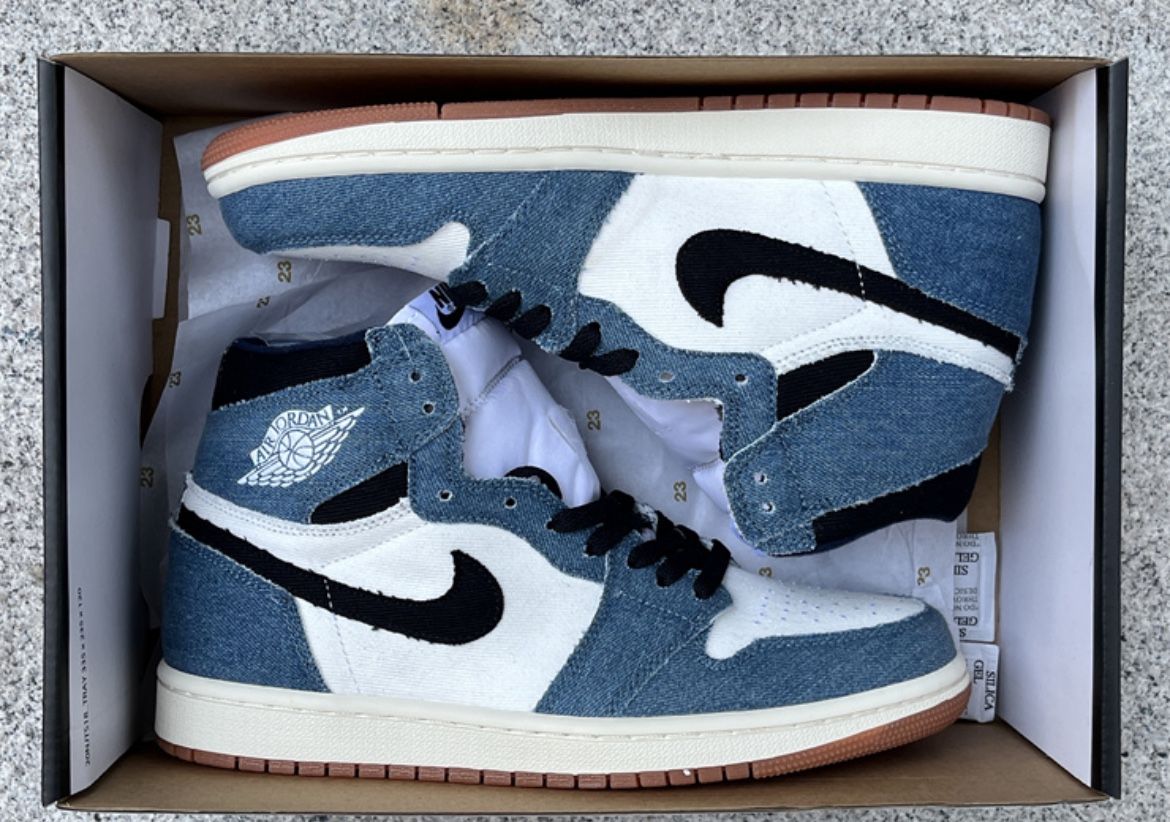 Air Jordan 1 High OG “Denim” – Brand New – Sizes 4–13 (Men’s)
