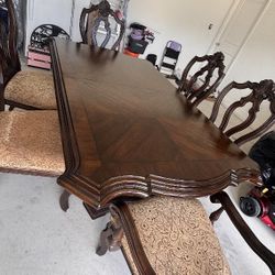 Formal Dining Table With 4side Chairs 2 Arm Chairs 