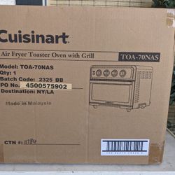 Cuisinart Air Fryer Toaster Oven Grill NEW IN BOX 