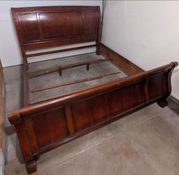 King Sleigh Bed Frame