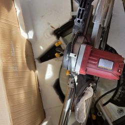 12" Miter saw double bevel sliding with laser 