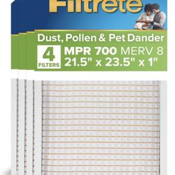 Pack Of 4 (21.5”x 23.5” x 1”) Filters 