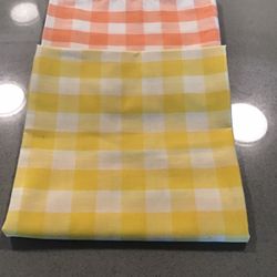 Two Picnic Tablecloths, $3 