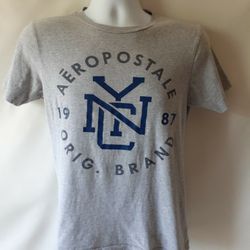 Aeropostale men's gray short sleeve t-shirt XS