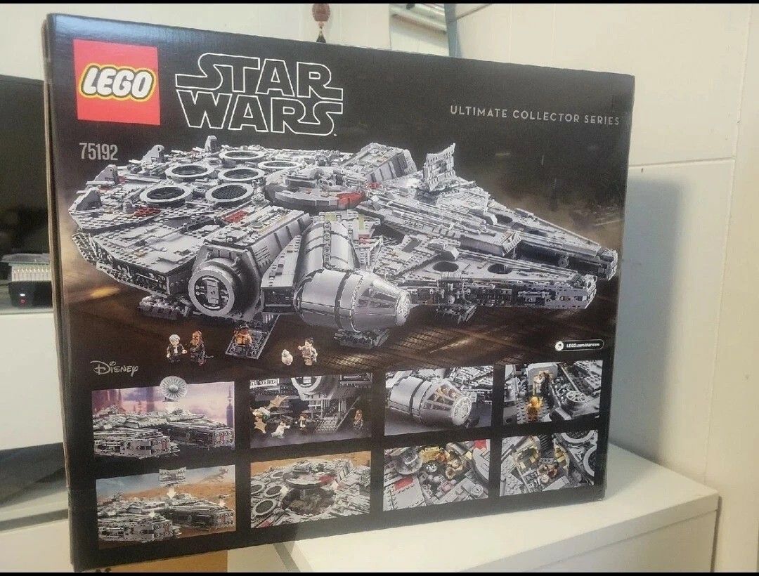 LEGO 75313  AT-AT Walker & 75192  Millennium Falcon Building Sets